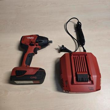 Hilti 1/2 Slagmoersleutel met 2.6Ah accu en lader. beschikbaar voor biedingen