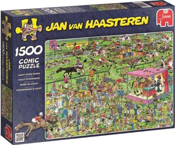 ZGAN puzzel 1500 Jan van Haasteren Ascot paardenrace Complet beschikbaar voor biedingen