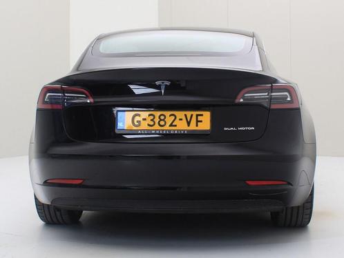 Tesla Model 3 Long-Range AWD 351pk 75 kWh [ WIT LEDER+AUTOPI, Auto's, Tesla, Bedrijf, Te koop, Model 3, 4x4, ABS, Achteruitrijcamera