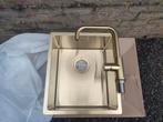 Gouden spoelbak met kraan - Nieuw!, Minder dan 50 cm, Overige kleuren, Nieuw, Ophalen of Verzenden