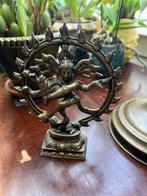 Shiva Nataraja messing oud beeldje uit India, Ophalen of Verzenden