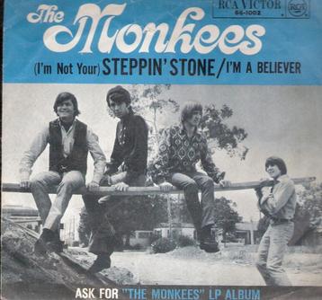Monkees - I'm a Believer- Steppin' Stone -1966 met Fotohoes beschikbaar voor biedingen