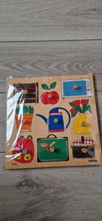 Houten Puzzel met Afbeeldingen educo, Ophalen of Verzenden, Zo goed als nieuw, Puzzelen