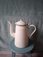 Vintage Emaille Koffiepot - Crème, Ophalen of Verzenden