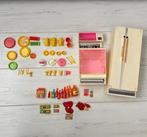 Barbie koelkast, oven servies, eten barbies, Ophalen of Verzenden, Gebruikt, Barbie