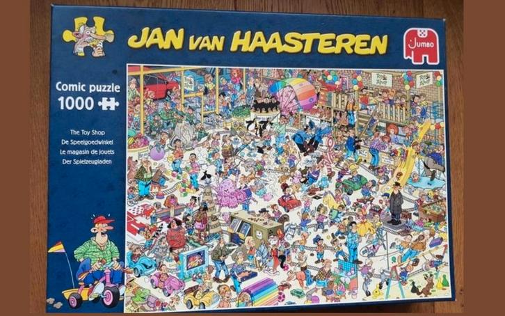 Jan van Haasteren puzzel  De Speelgoedwinkel  /  TheToy Shop, Hobby en Vrije tijd, Denksport en Puzzels, Nieuw, 500 t/m 1500 stukjes