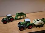 Siku tractor met trailer en balen pers, Ophalen of Verzenden, Gebruikt, Jongen of Meisje