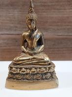 Thais Boeddhabeeldje - Brons, Antiek en Kunst, Kunst | Beelden en Houtsnijwerken, Ophalen of Verzenden