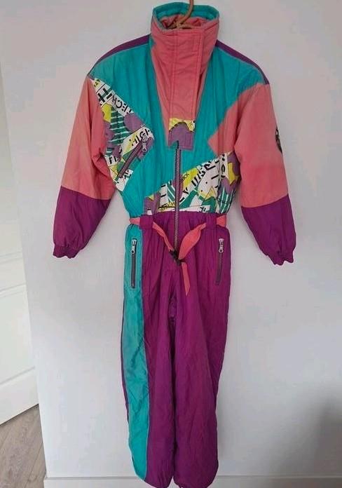 Skipak 38/40 retro vintage fout après-ski carnaval klunen, Sport en Fitness, Skiën en Langlaufen, Zo goed als nieuw, Kleding, Overige merken