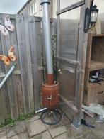 Buitenhaardje met pijp en deurtjes, Tuin en Terras, Tuinhaarden, Ophalen, Gebruikt