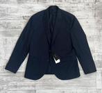 Blauwe blazer met grove ruit Massimo Dutti maat 52, Nieuw, Maat 52/54 (L), Blauw, Ophalen of Verzenden