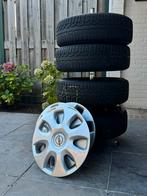Winterbanden op stalen velgen, Gebruikt, 15 inch, Banden en Velgen, Personenwagen