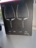 2 Gusta Rode Wijnglazen - Nieuw in Doos, Ophalen of Verzenden, Nieuw
