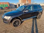Volkswagen Touareg V6 TDI grijskenteken Bouwjaar 2007 4x4, Auto's, Automaat, Zwart, Navigatiesysteem, Zwart