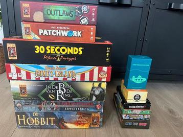 Meerdere bordspellen en kaartspellen beschikbaar voor biedingen