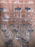 10 originele Heineken bier glazen - jaren 80 - nieuw, Ophalen of Verzenden, Nieuw, Bierglas