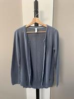 By-Bar Ribbed Knitted Cardigan – Blue – Size L, Ophalen of Verzenden, Zo goed als nieuw, Blauw