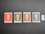 1949 Kon Juliana en face NVPH nr 534-537 postfris, Postzegels en Munten, Postzegels | Nederland, Verzenden, Na 1940, Postfris
