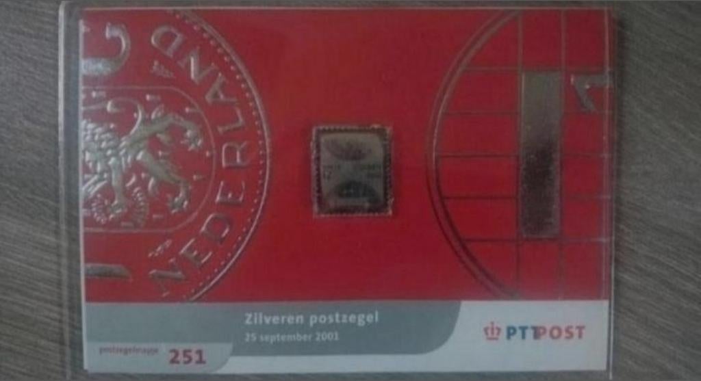 Zilveren postzegel Nederland, Ophalen of Verzenden