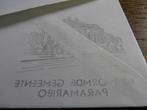 fdc suriname e 61  met keerdruk achter zijde, Verzenden, Gestempeld