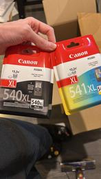 Canon 540XL Zwart en 541XL Color Printer Inkt Cartridges, Computers en Software, Printerbenodigdheden, Ophalen, Zo goed als nieuw