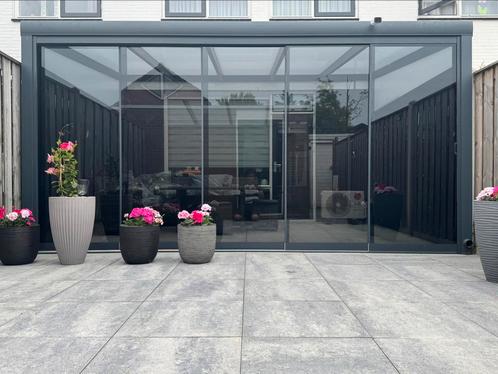 Overkapping, veranda, carport, glazen schuifwanden., Tuin en Terras, Overkappingen, Nieuw, Veranda, Ophalen of Verzenden