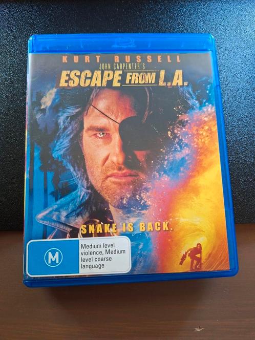 Blu-ray - Escape from L.A., Cd's en Dvd's, Blu-ray, Zo goed als nieuw, Actie, Verzenden