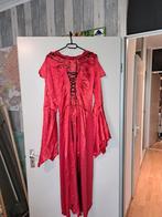 Lange rode carnavals jurk maat L, Kleding | Dames, Jumpsuits, Maat 42/44 (L), Ophalen of Verzenden, Rood, Onbekend