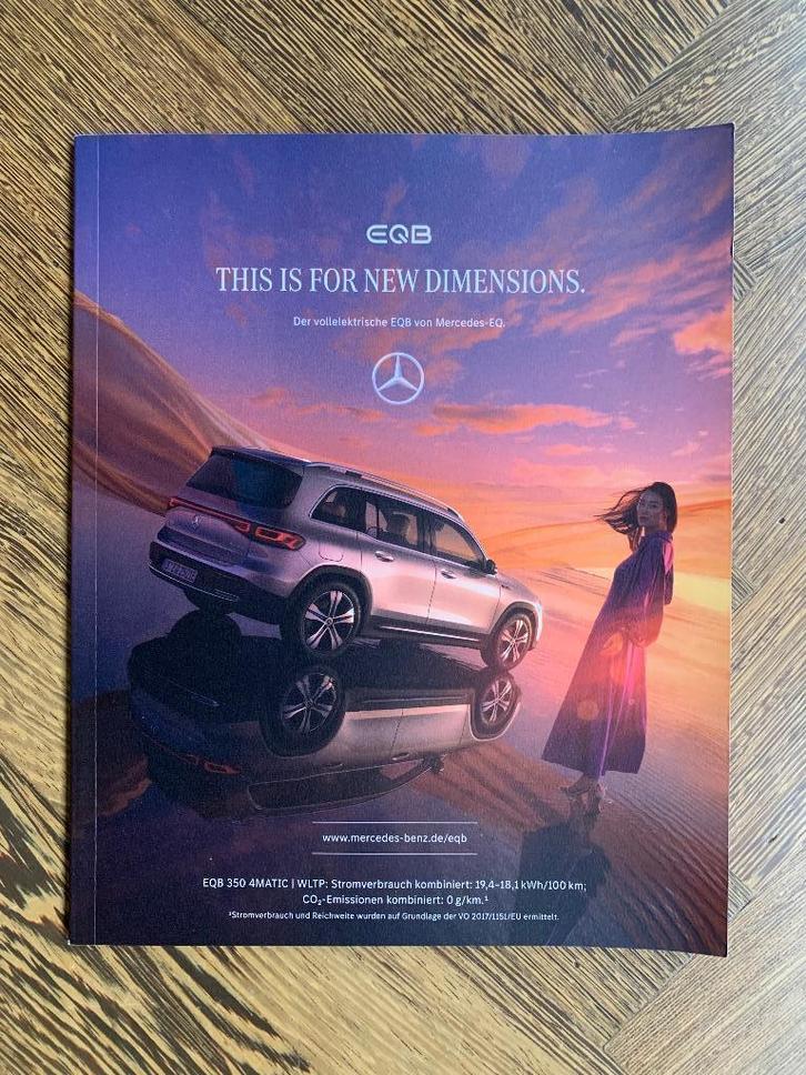 Brochure Folder Mercedes-Benz EQB 2022, Boeken, Auto's | Folders en Tijdschriften, Nieuw, Mercedes, Ophalen of Verzenden