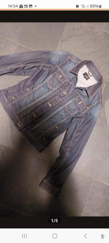 Spijkerjasje Capsize denim culture. Maat M., Ophalen of Verzenden, Nieuw, Maat 38/40 (M), Blauw