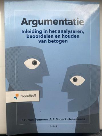 Argumentatie - Studieboek beschikbaar voor biedingen