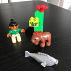 Lego duplo 10576 dierenverzorgster met beer en vis, Zo goed als nieuw, Ophalen
