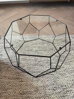 Stalen tafel met glas Riverdale, Huis en Inrichting, Ophalen, Zo goed als nieuw