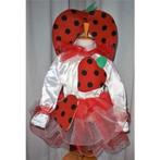 Nieuw ! Mooie Aardbeienjurk Maat 92-98 / Prinsessenjurk, Kinderen en Baby's, Carnavalskleding en Verkleedspullen, Ophalen of Verzenden