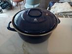Dutch oven BK Indigo Stoofpot - 24 cm/4,22 l Blauw emaille, Overige materialen, Nieuw, Ophalen of Verzenden, Keramische plaat