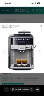Siemens EQ koffieautomaat, Witgoed en Apparatuur, Koffiezetapparaten, Afneembaar waterreservoir, Gebruikt, Ophalen of Verzenden