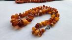 Antieke Amber Barnsteen Halsketting - 32 gram, Sieraden, Tassen en Uiterlijk, Kettingen, Overige materialen, Gebruikt, Oranje
