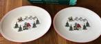 Wedgwood windsor christmas kerst ovaal schaal, Ophalen of Verzenden, Zo goed als nieuw, Wedgwood, Kop(pen) en/of Schotel(s)
