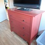 Rode hemnes ikea ladekast, Ophalen, Gebruikt, 5 laden of meer, 50 tot 100 cm