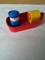 Duplo 086 boot met matroos vintage '79 geen doos, Complete set, Duplo, Gebruikt, Ophalen of Verzenden