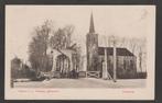 hommerts  dorpsgezicht  met kerk en brug, Verzenden, Voor 1920, Ongelopen, Friesland