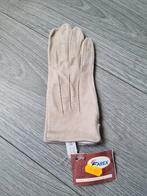 Nieuwe beige leren handschoenen. Maat XS/S, Ophalen, Nieuw, Maat 34 (XS) of kleiner, Handschoenen