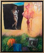 Nicolaas Wijnberg (1918) Olie Doek"Magisch Realisme" Ges Ged, Ophalen of Verzenden