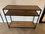 Fonq Jaxon side tabel met wild oaken planken, Huis en Inrichting, Ophalen, 100 tot 150 cm, Eikenhout, Zo goed als nieuw