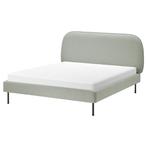 Bed Vadheim, Huis en Inrichting, Slaapkamer | Bedden, 160 cm, Groen, Modern, Stof