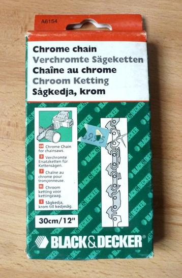 ketting voor kettingzaag, 30 cm/12", Black&Decker, Nieuw! beschikbaar voor biedingen