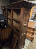 Antieke eiken boekenkast vakkenkast kast, Ophalen