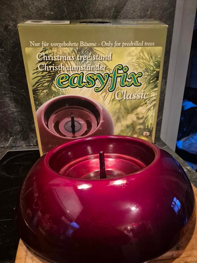 Easyfix Classic Kerstboomstandaard - Rood, Ophalen of Verzenden, Zo goed als nieuw, Kerst of Sinterklaas