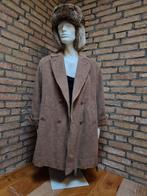 Vintage Mohair Wol stijlvolle Herenjas Tijdloze Klasse!, Beige, Ophalen of Verzenden, Zo goed als nieuw, Mohair