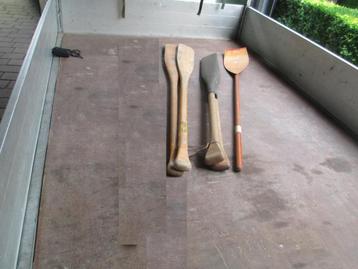Peddels tbv roeiboot / rubberboot ex nl leger oa dsb boot. beschikbaar voor biedingen